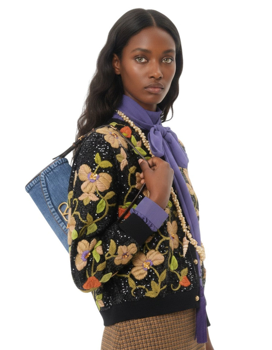 Denim Devain Small Shoulder Bag 5