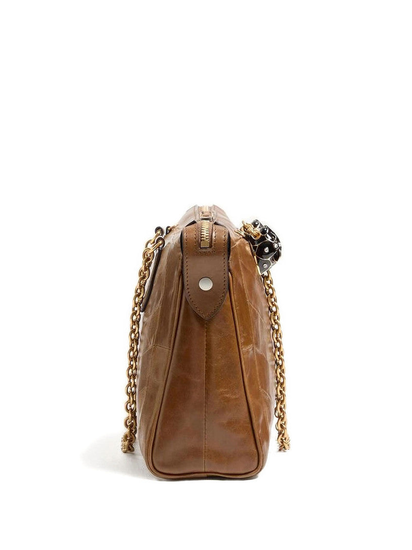 Brown Panthea Large Shoulder Bag 4