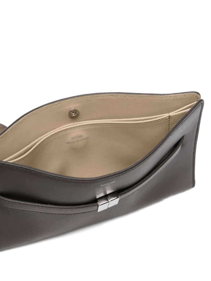 Brown Leather mini crossbody bag 3