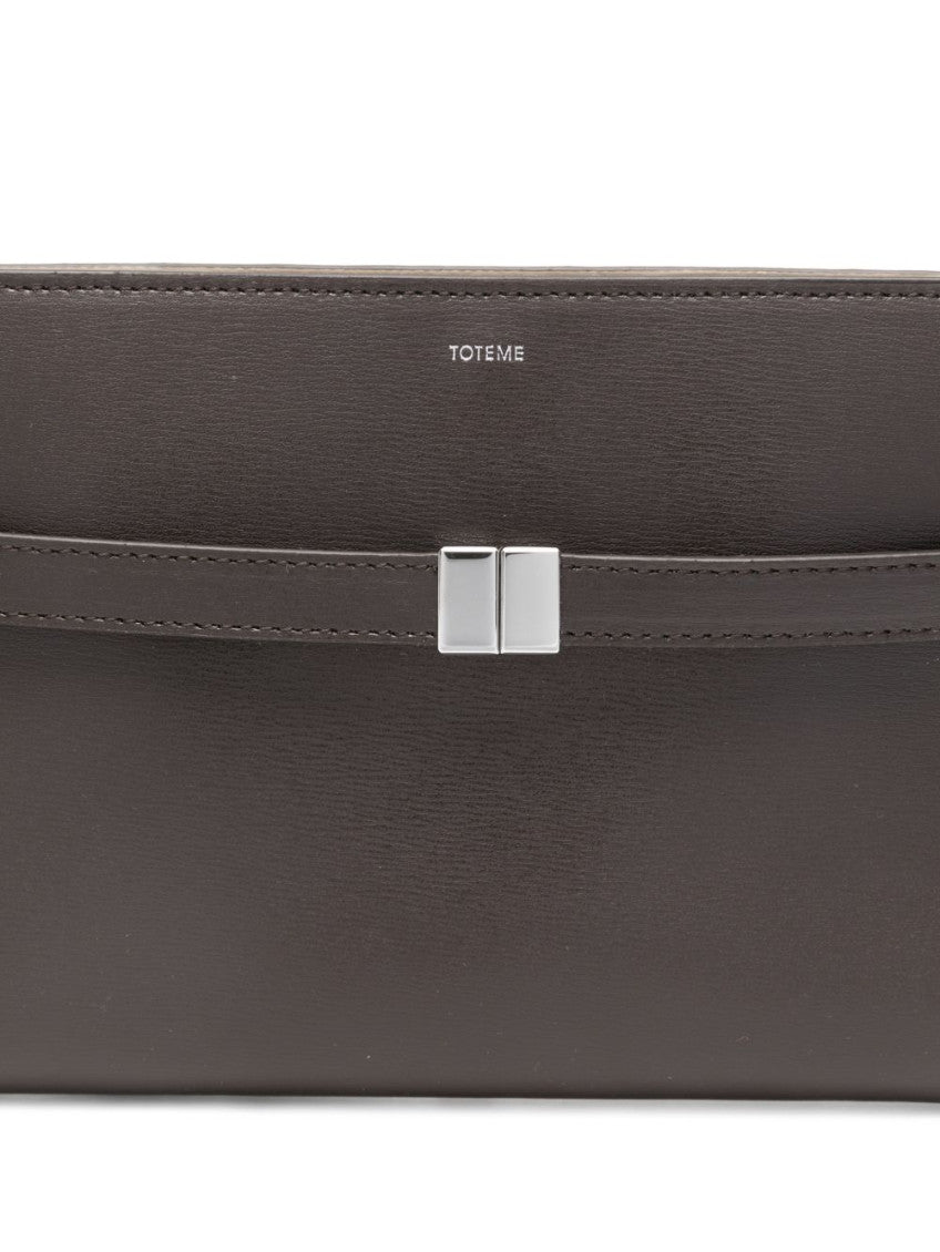Brown Leather mini crossbody bag 5