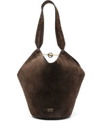 Brown Lotus Mini Tote 1