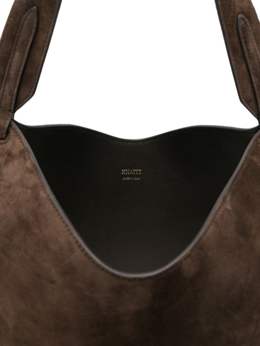 Brown Lotus Mini Tote 3