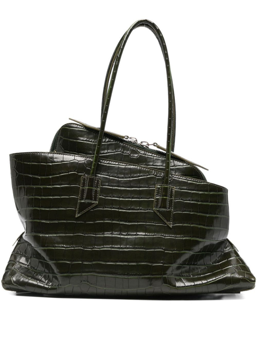 Green La Passeggiata Medium Shoulder Bag 1