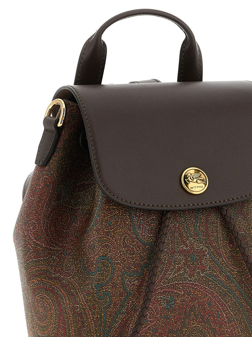Brown Essential Small Backpack 3