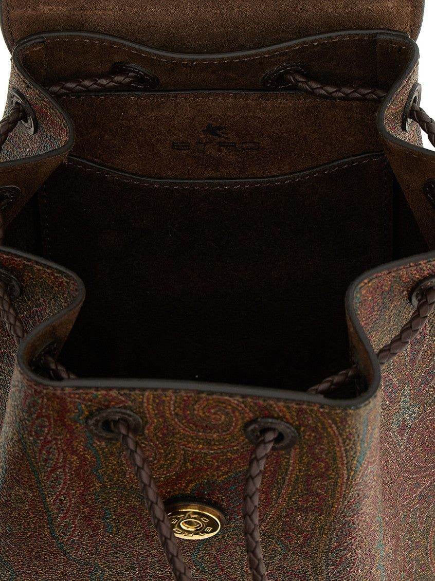Brown Essential Small Backpack 4
