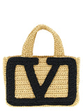 Natural/Black Viva Superstar Small Tote 1