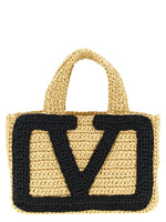 Natural/Black Viva Superstar Small Tote 1