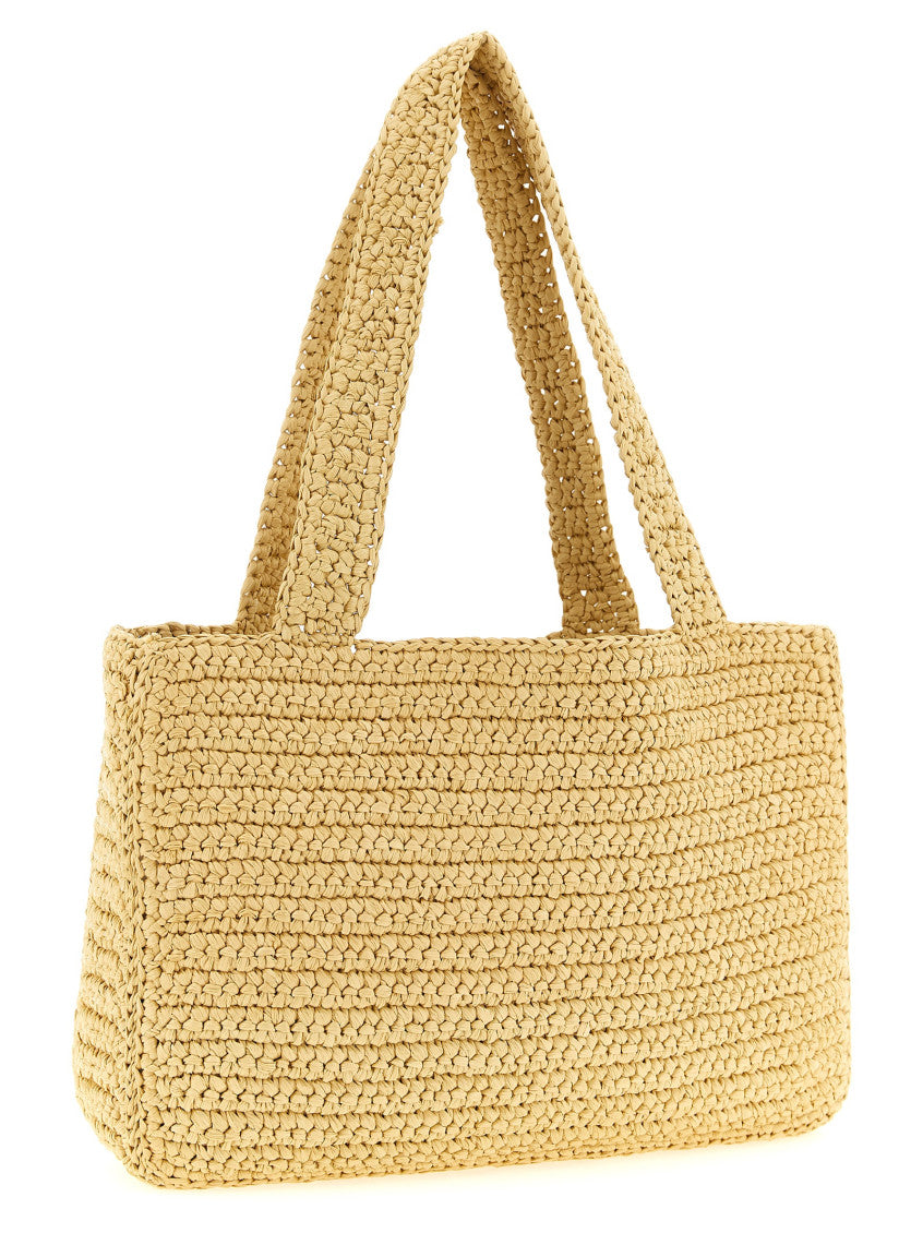 Natural/Black Viva Superstar Medium Tote 2