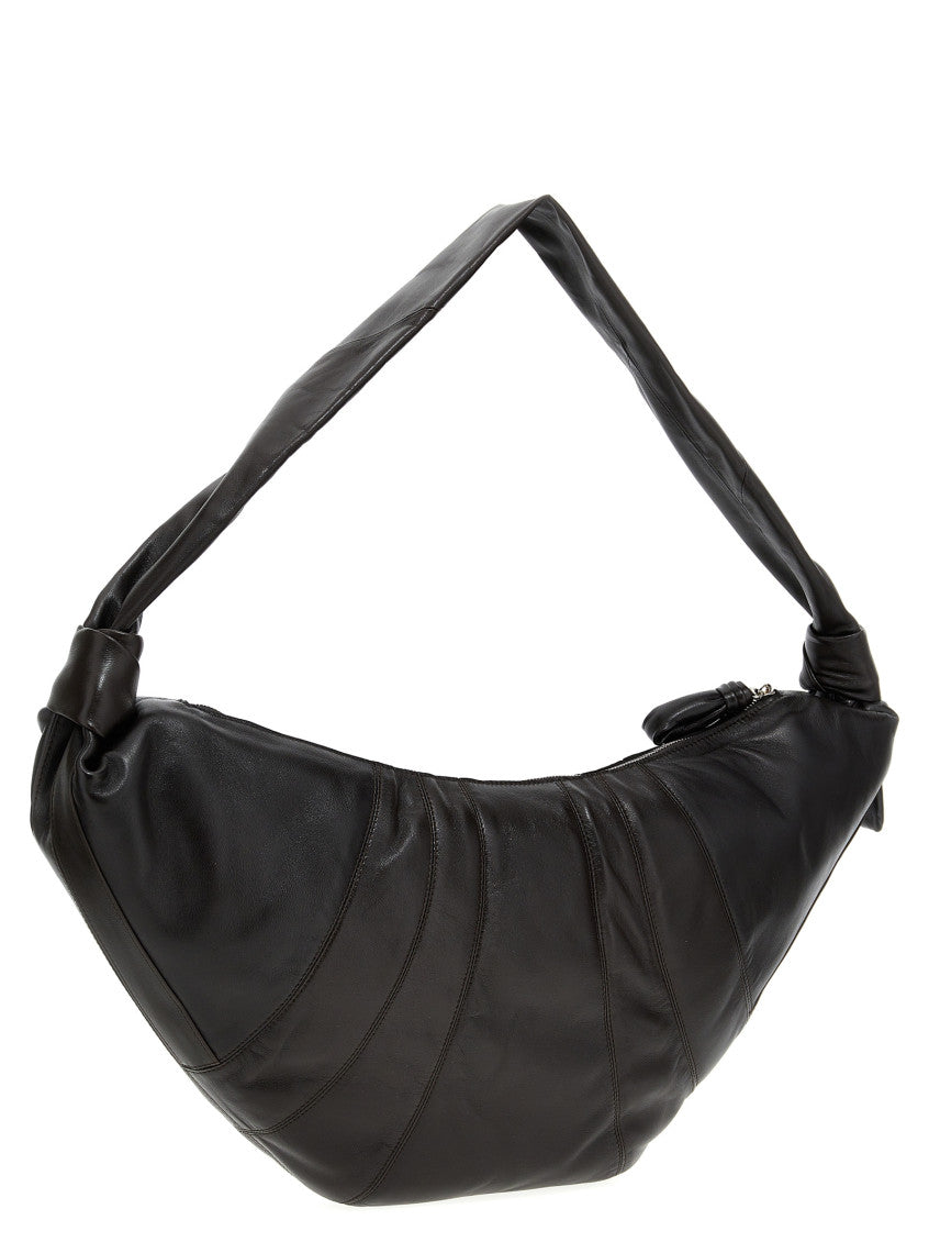 Dark Brown Croissant Large Crossbody Bag 2