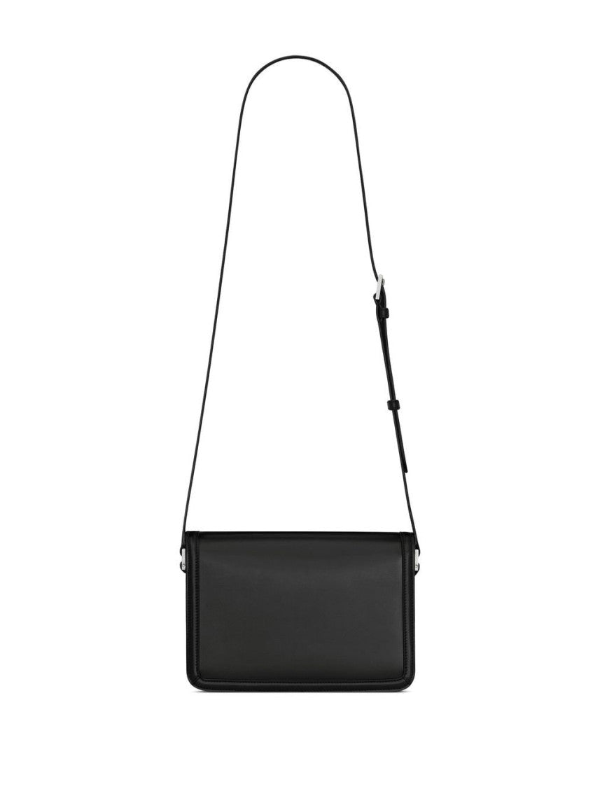 Black Monogram Crossbody Bag 10