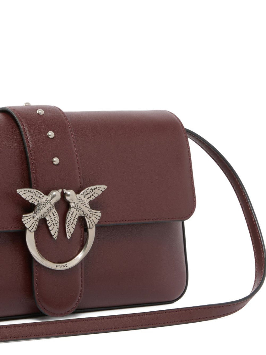 Dark Brown Love One Medium Crossbody Bag 3