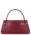 Maroon Pinch Medium Satchel 1