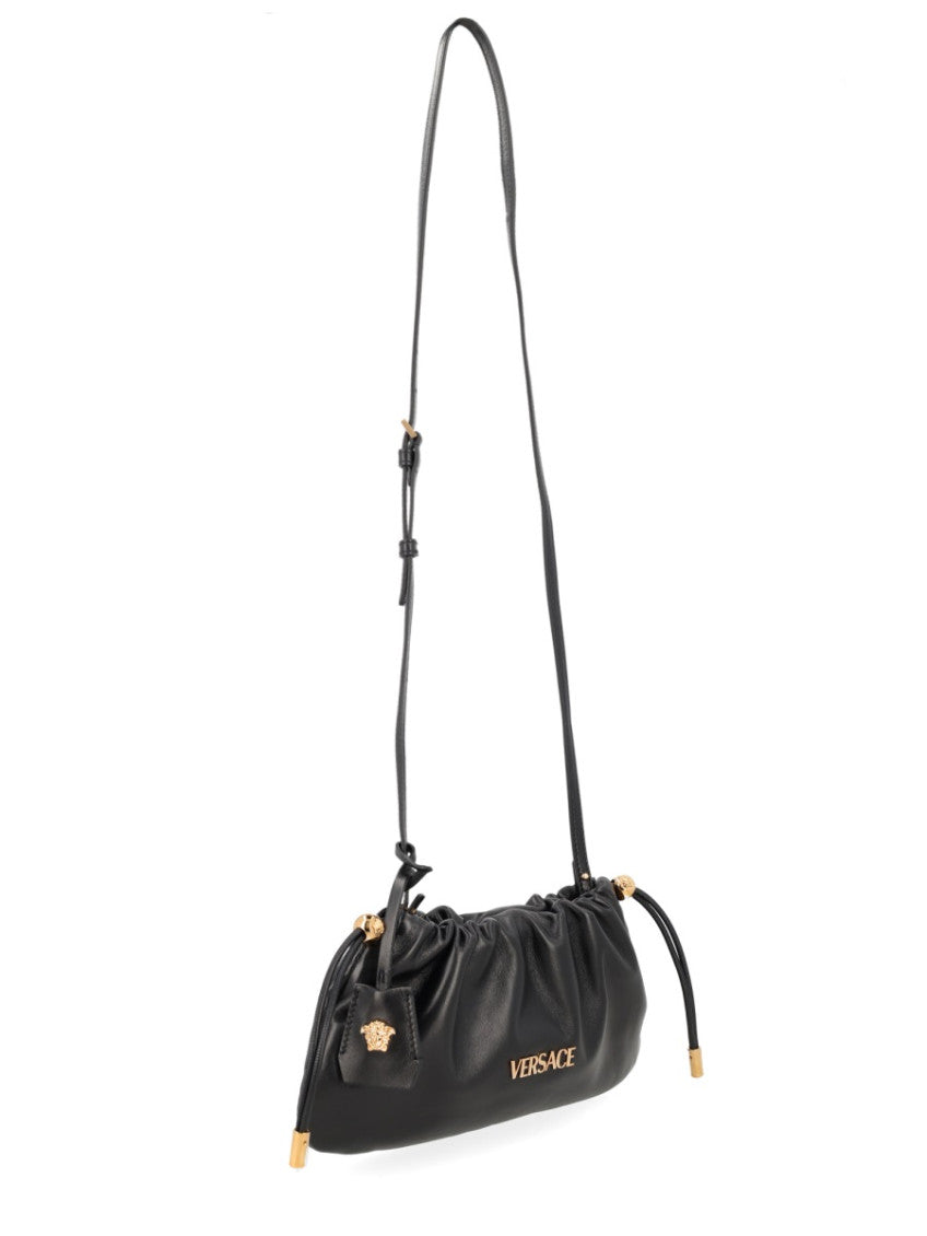 Black Logo Mini Bucket Bag 2