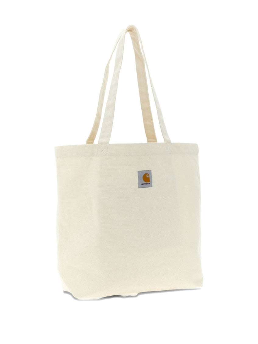 White Graphic Tote 2