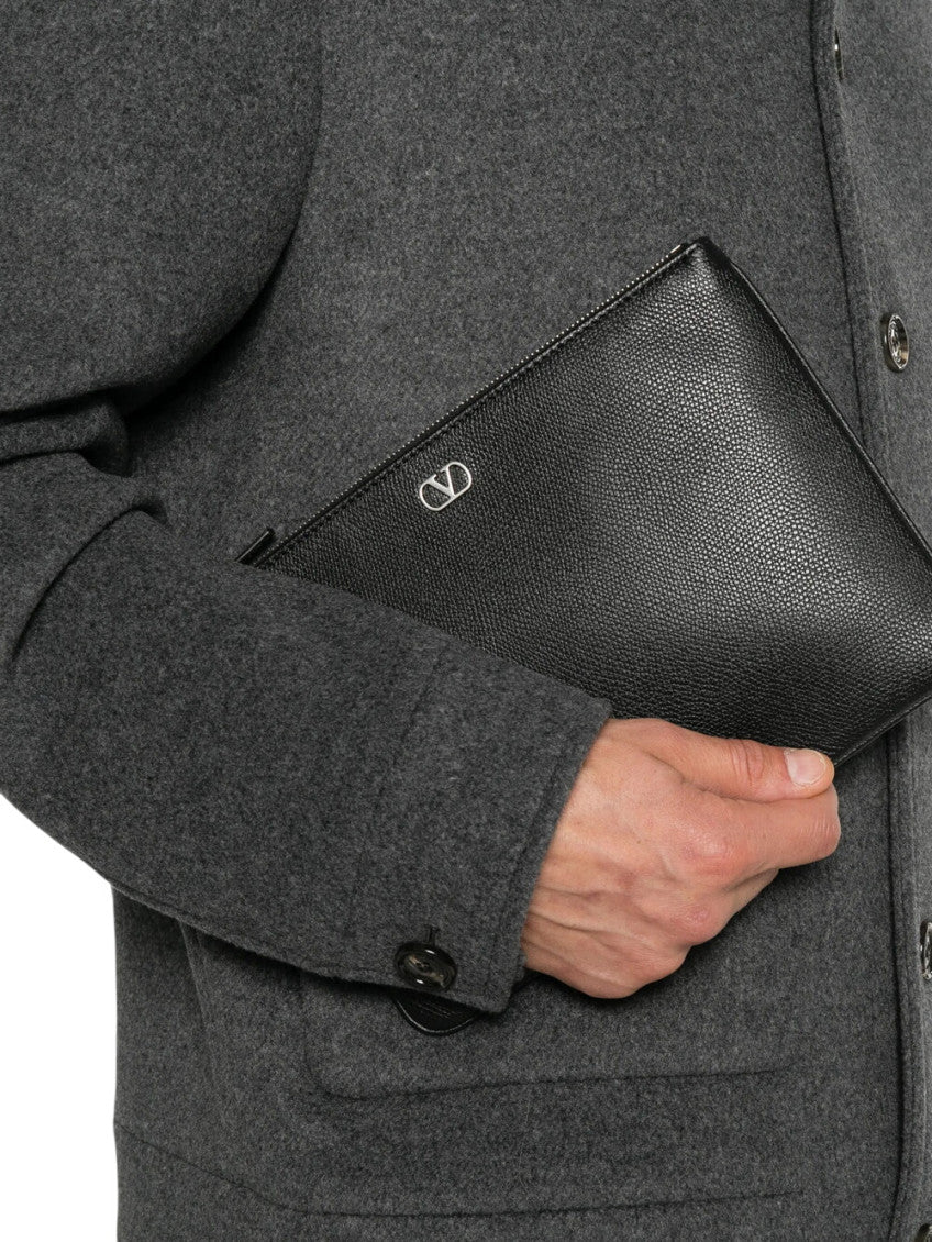 Black VLogo Clutch 5