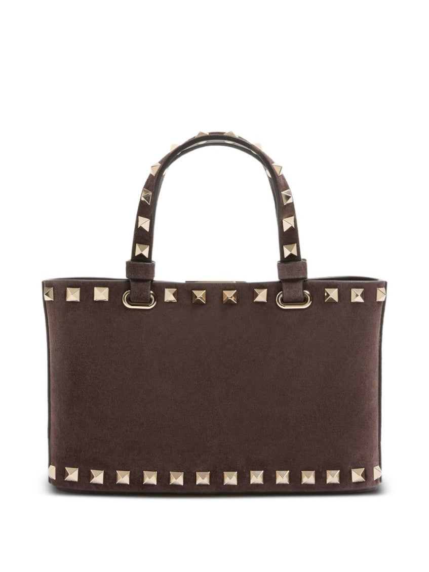 Brown Rockstud Mini Satchel 3