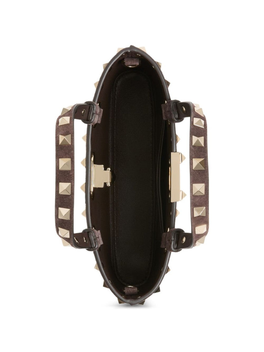 Brown Rockstud Mini Satchel 4