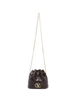 Brown VLogo Signature Mini Bucket Bag 1
