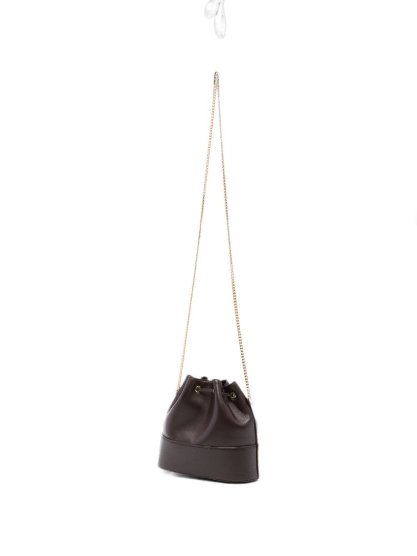 Brown VLogo Signature Mini Bucket Bag 2