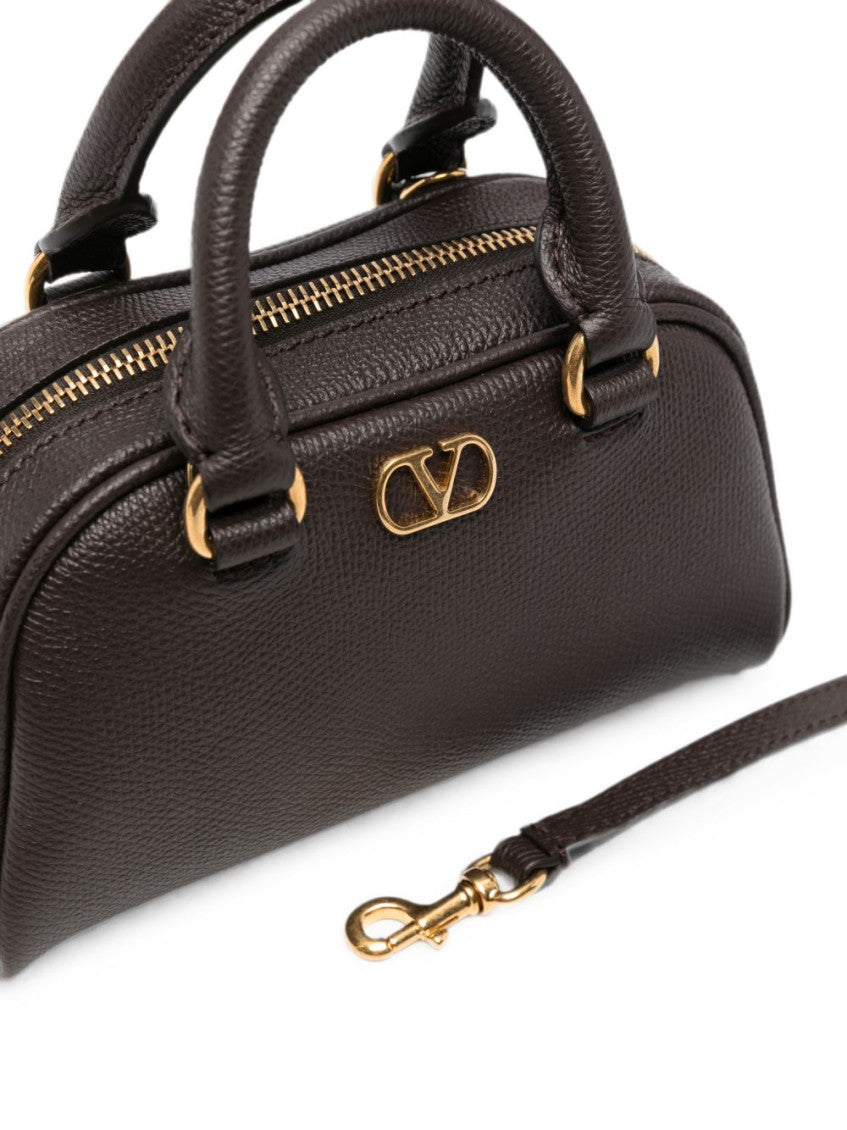 Brown VLogo Signature Mini Duffle Bag 4