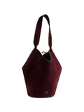 Maroon Lotus Small Tote 1