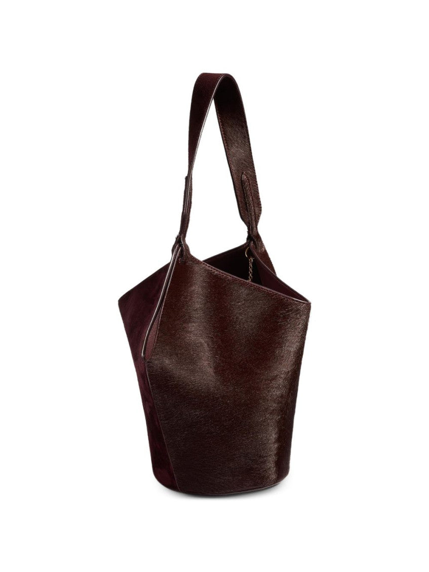 Maroon Lotus Small Tote 2