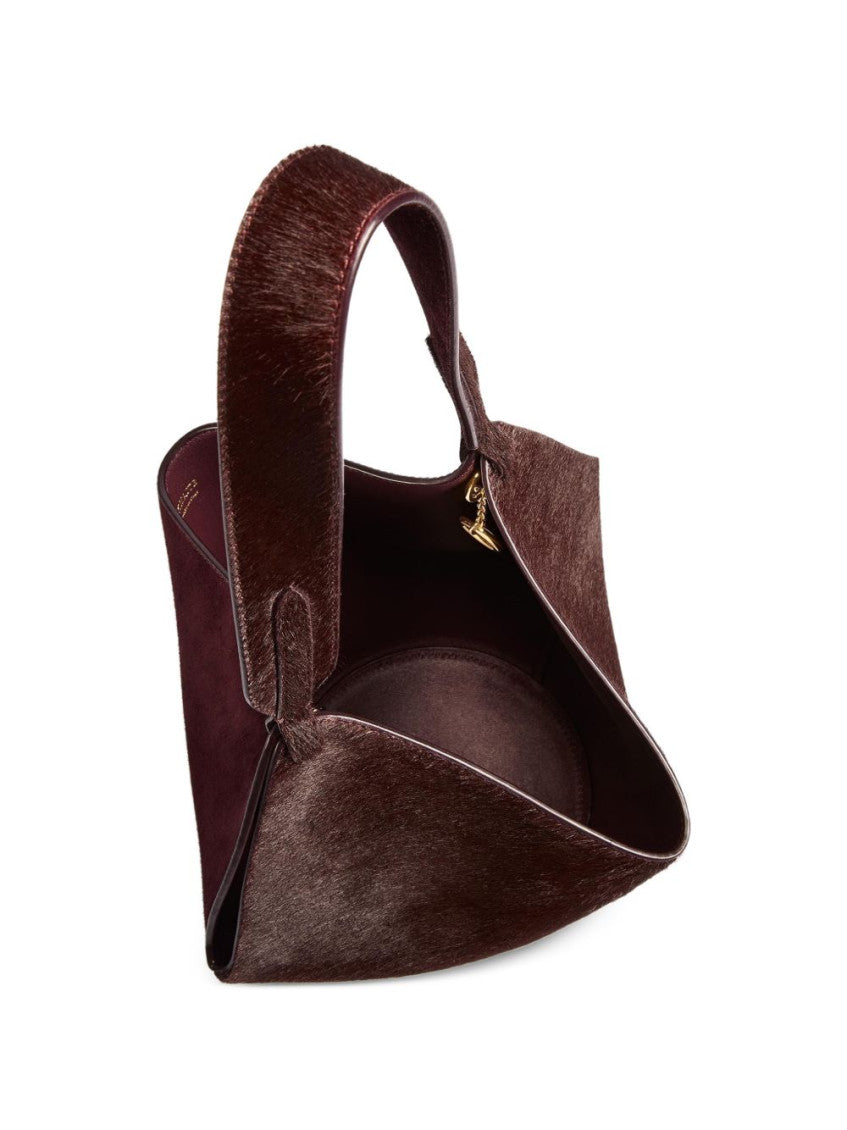 Maroon Lotus Small Tote 3