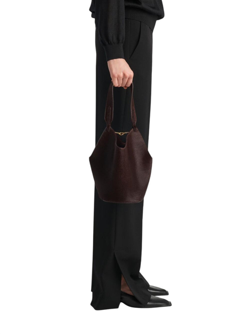 Maroon Lotus Small Tote 5