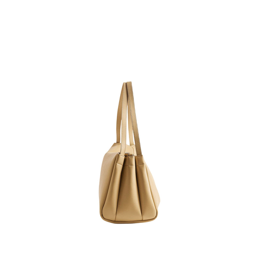 Beige Eudora Medium Shoulder Bag 3