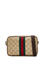 Beige GG Logo Small Crossbody Bag 1