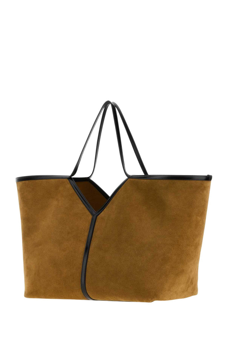Brown Y Slim Large Tote 2