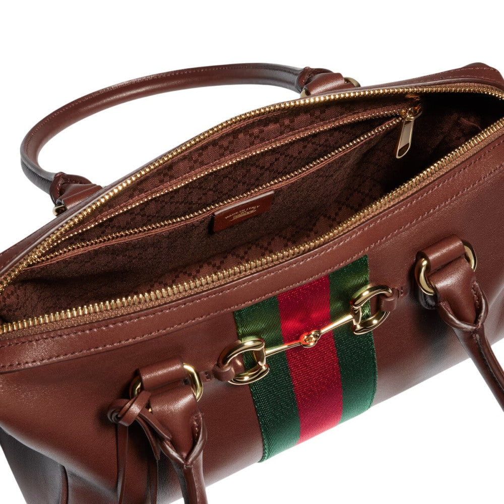 Brown Borsetto Medium Shoulder Bag 4