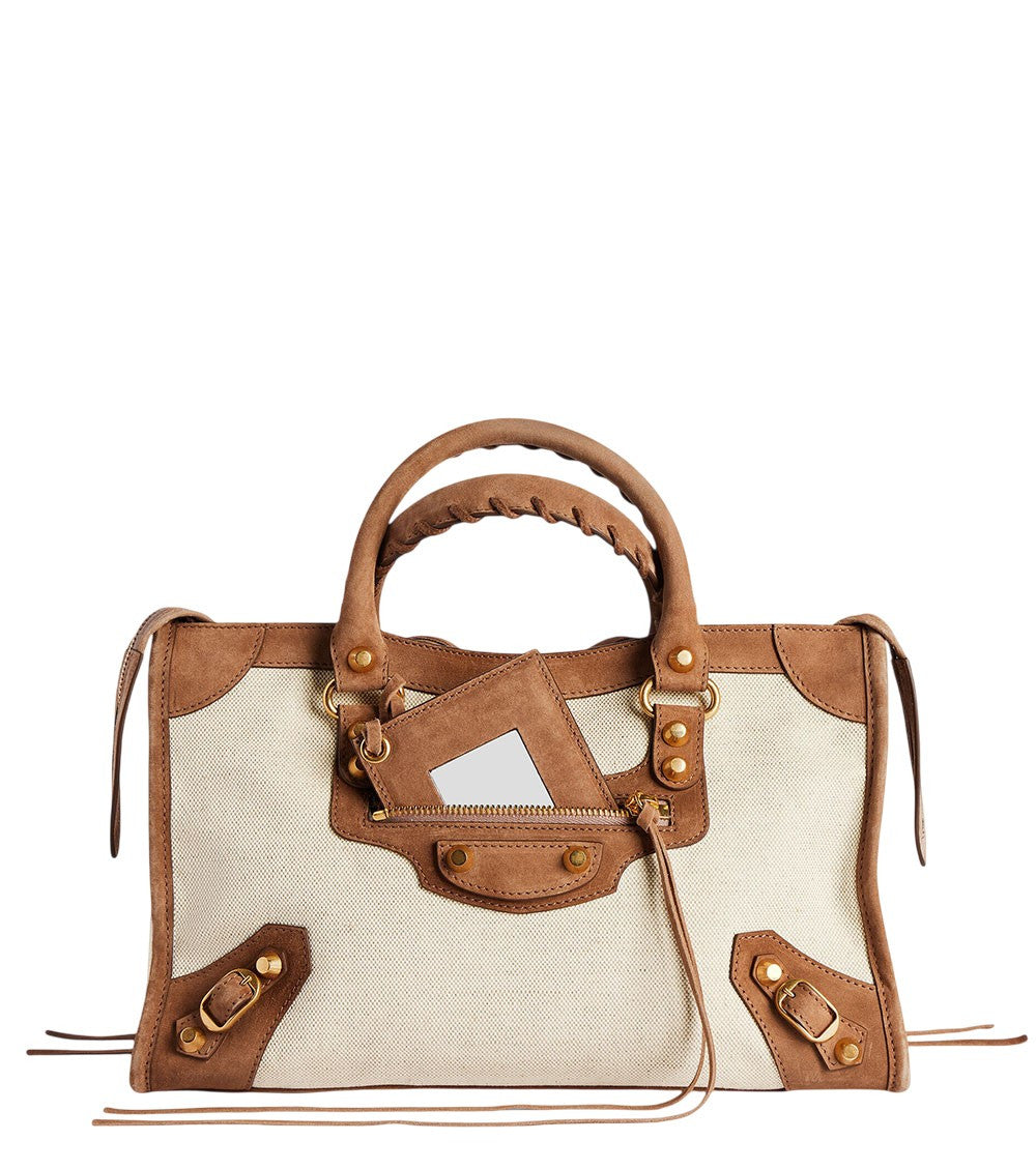 Beige Le City Small Satchel 1