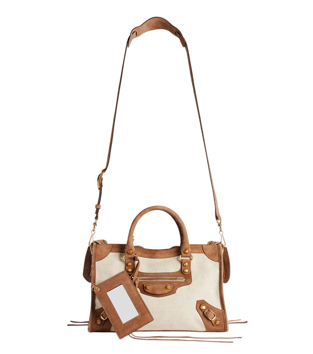 Beige Le City Small Satchel 2