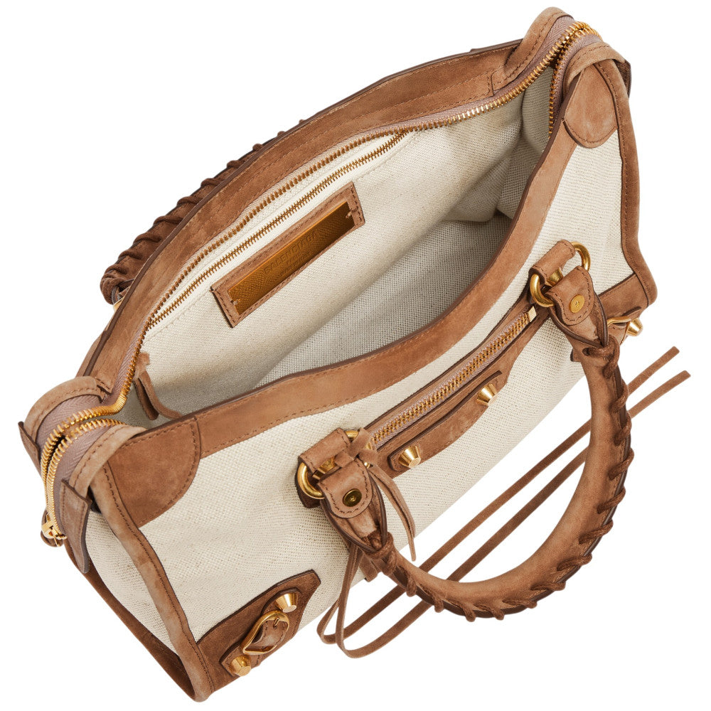 Beige Le City Small Satchel 4