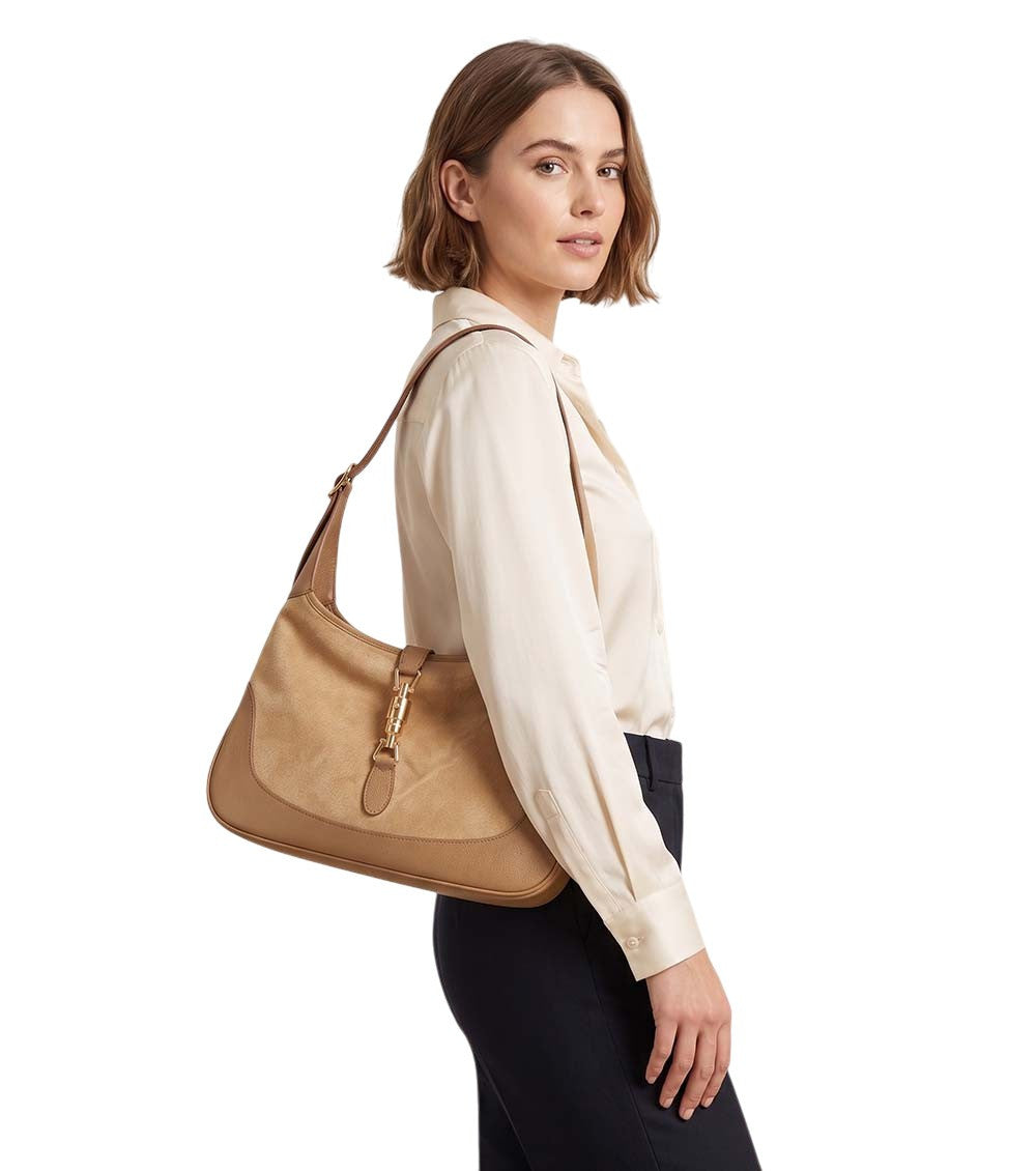 Beige Jackie 1961 Medium Shoulder Bag 5