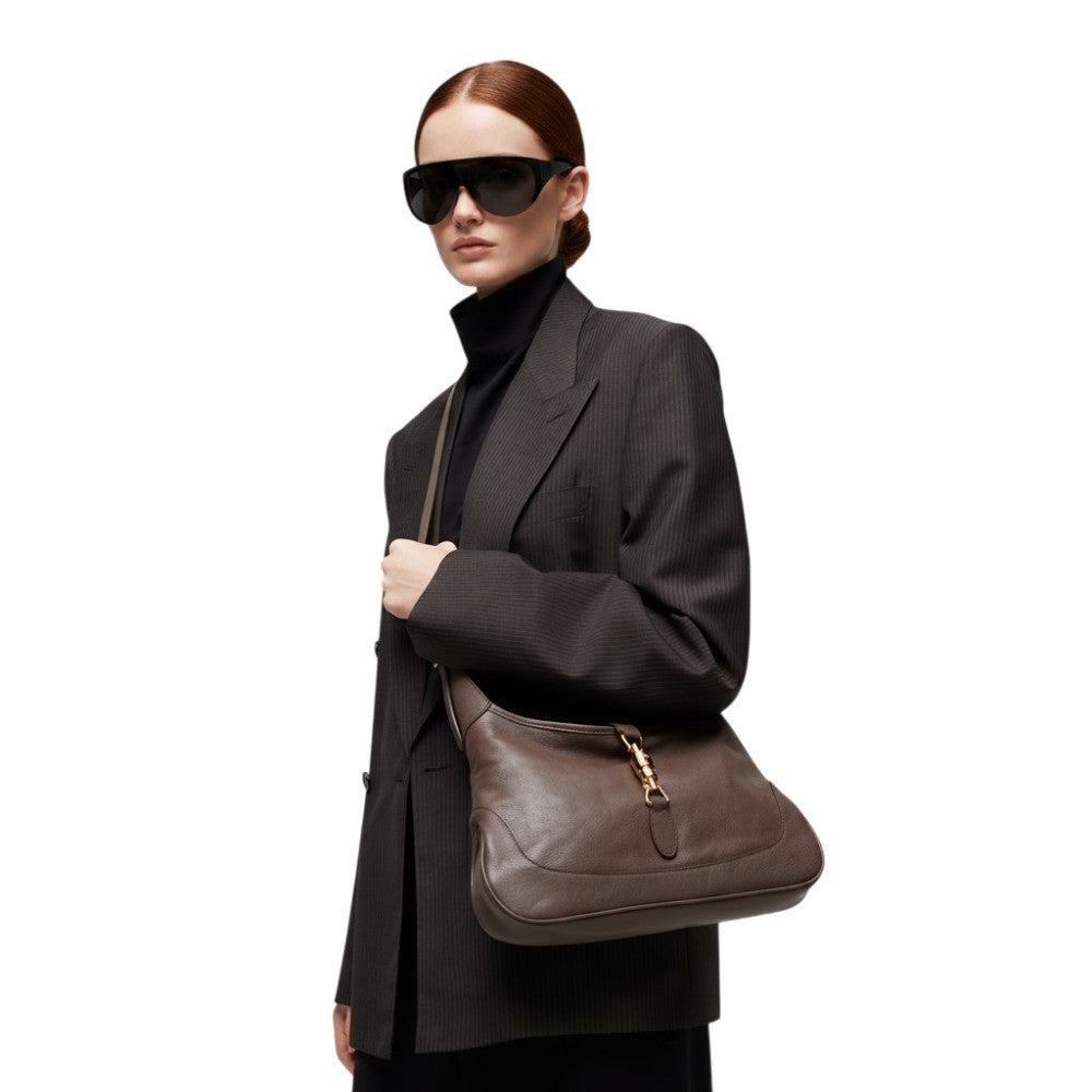 Taupe Jackie 1961 Medium Shoulder Bag 5