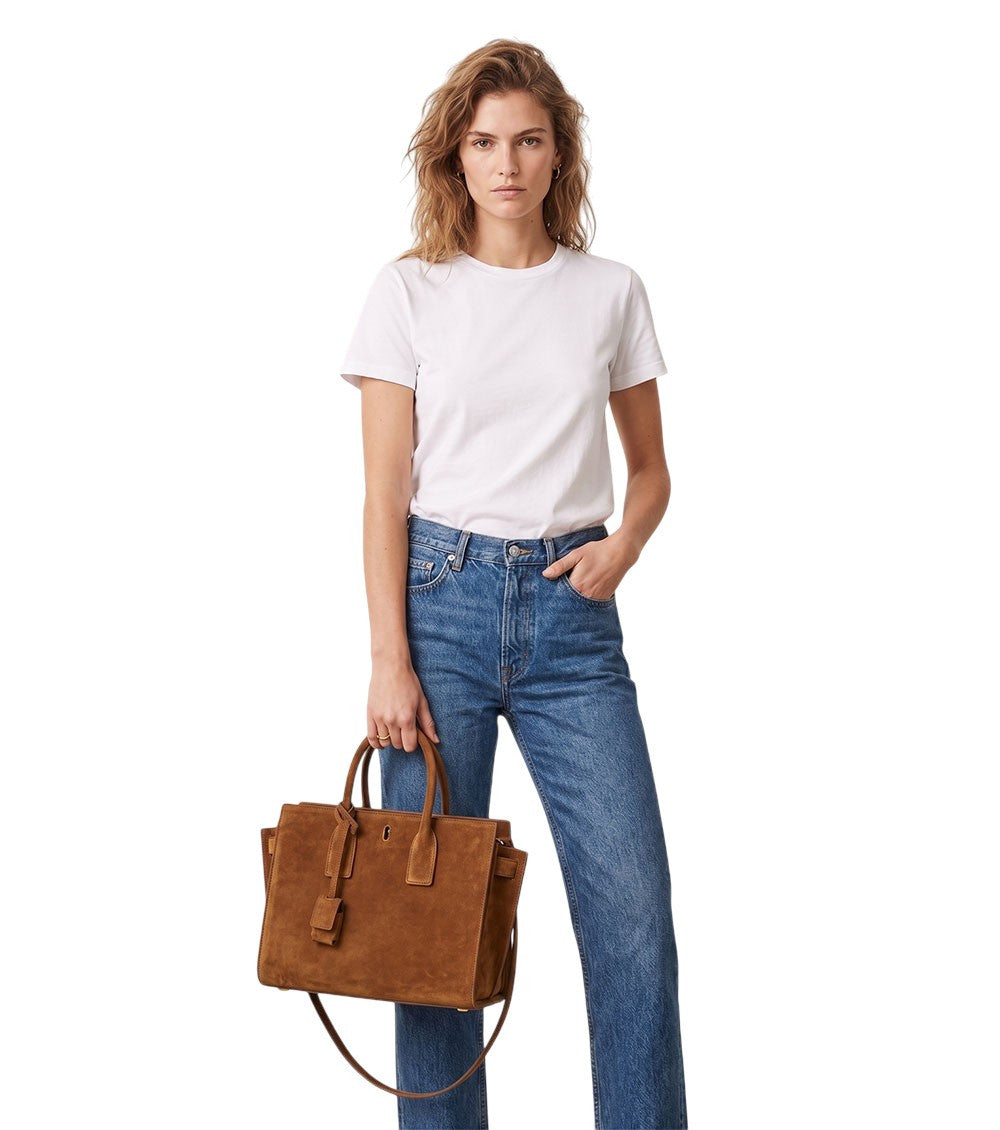 Brown Sac De Jour Small Satchel 6