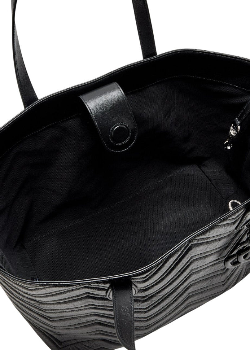 Black GG Marmont Large Tote 4
