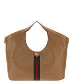 Dark Beige Giglio Large Tote 1