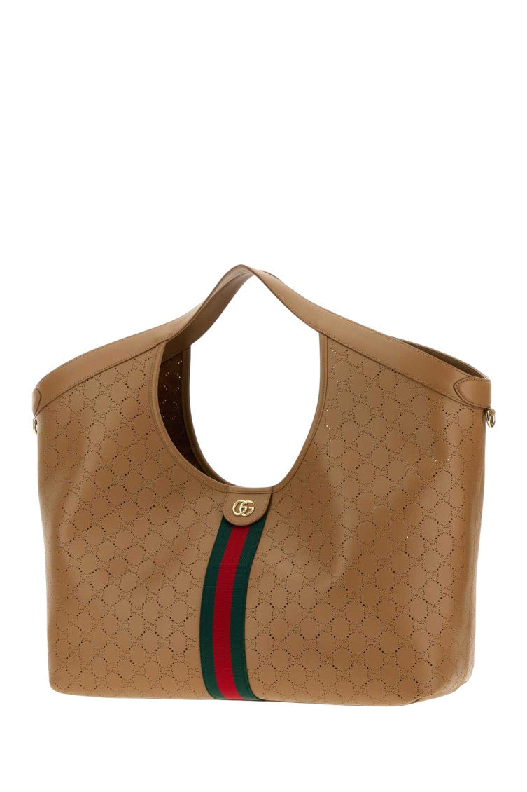 Dark Beige Giglio Large Tote 2
