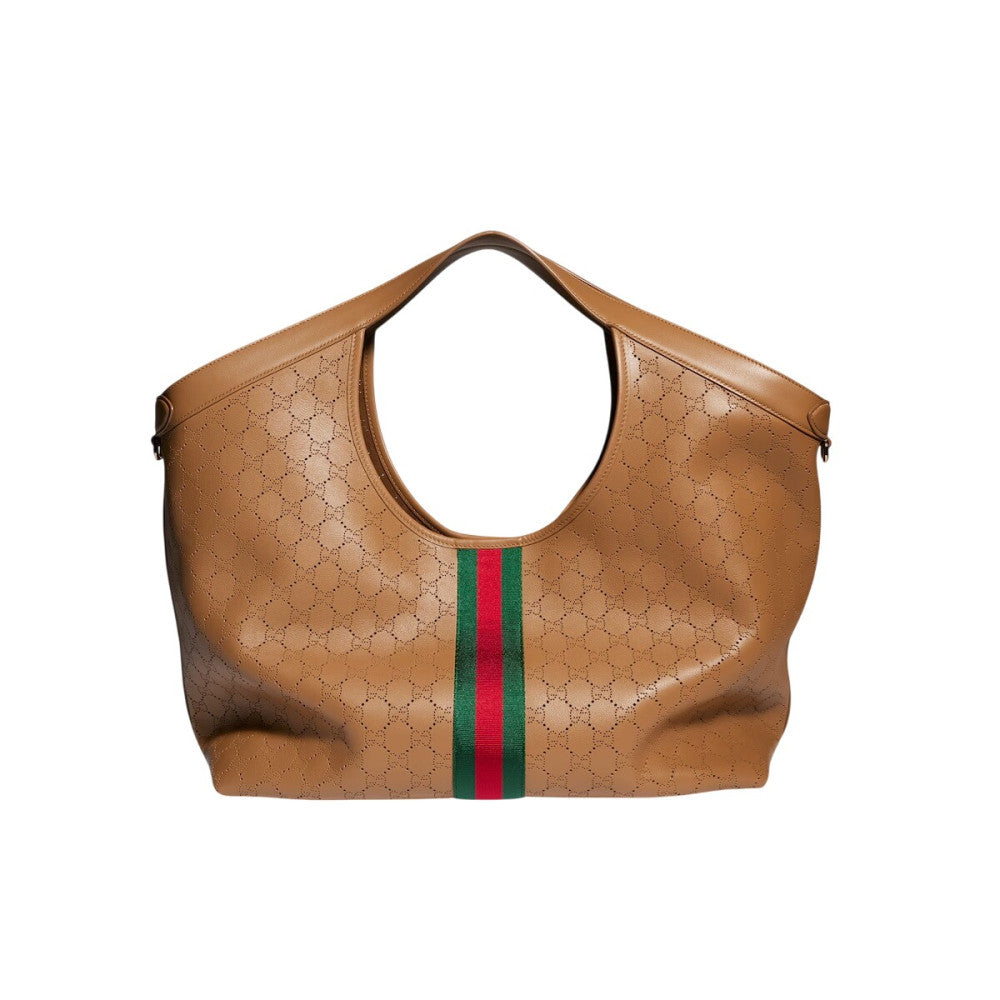 Dark Beige Giglio Large Tote 3
