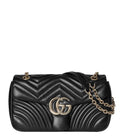 Black GG Marmont Medium Shoulder Bag 1