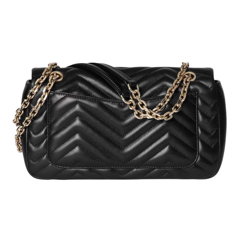 Black GG Marmont Medium Shoulder Bag 2