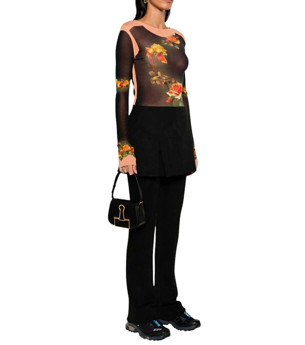 Black Skeleton Binder Mini Shoulder Bag 5