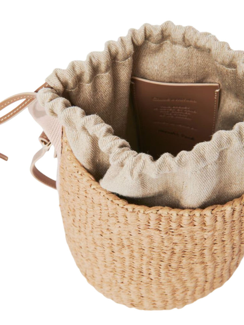 Natural Woody Mini Bucket Bag 4