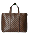 Brown GG Logo Large Tote 1