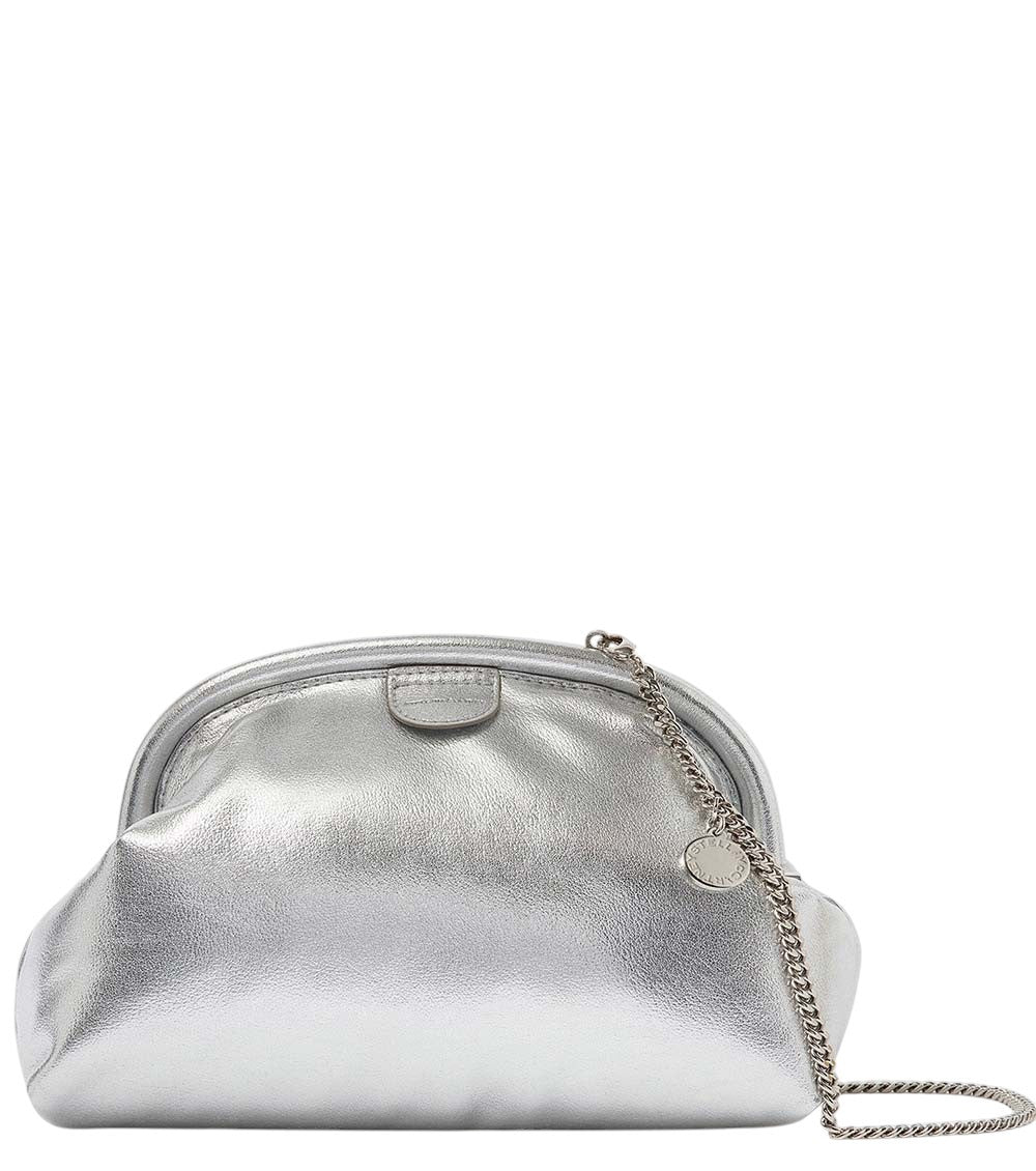 Silver Falabella Clutch 1
