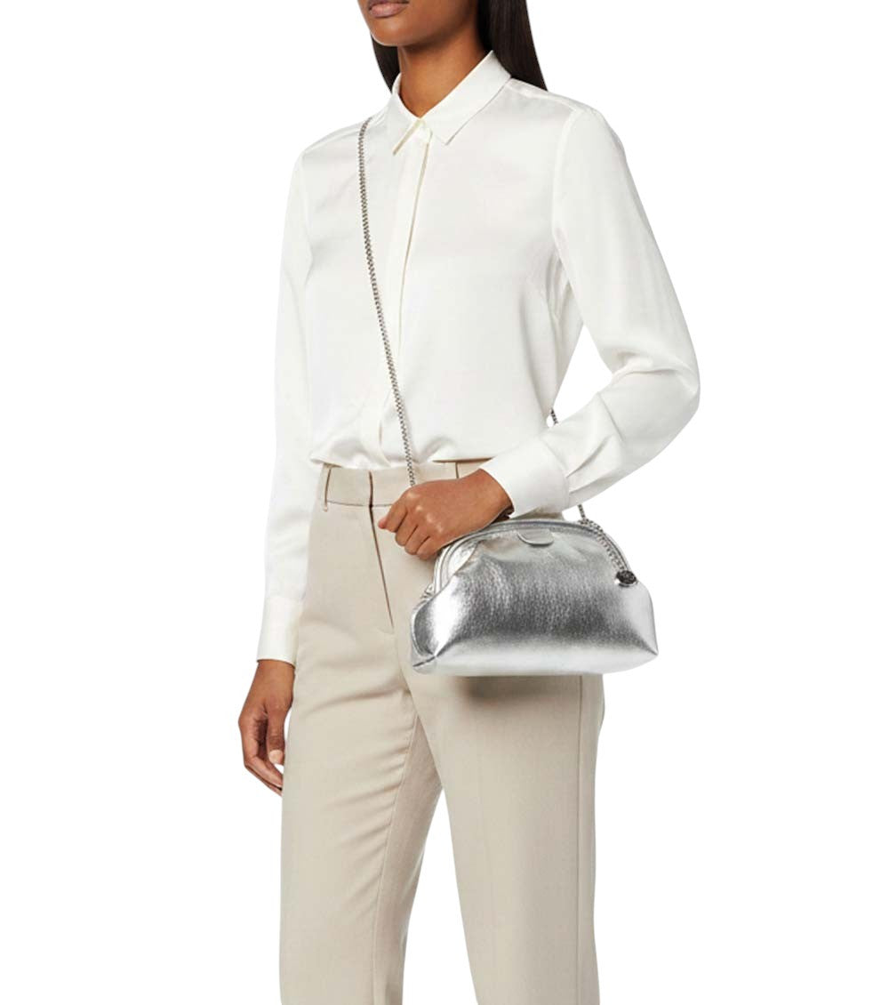 Silver Falabella Clutch 5