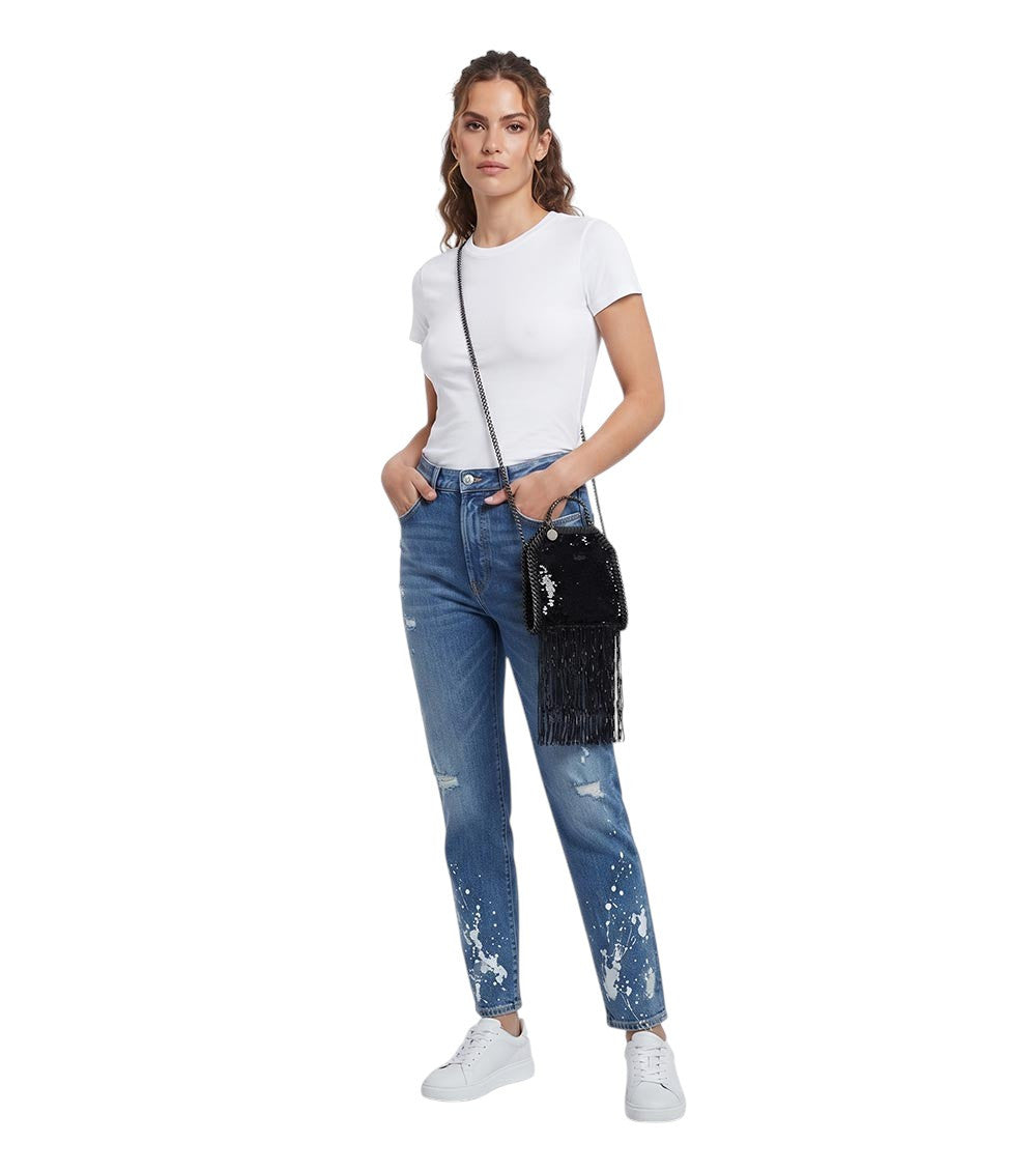 Black Falabella Tiny Tote 6